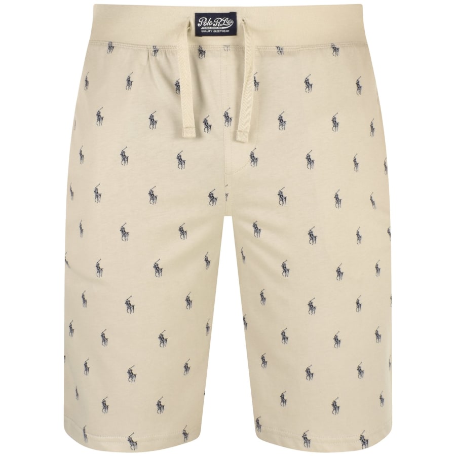 Ralph Lauren Lounge Logo Shorts Stoneware